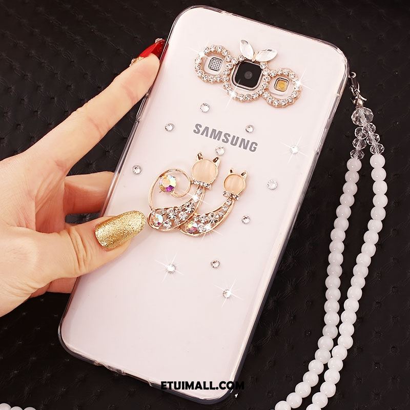 Etui Samsung Galaxy A8 Przezroczysty Siatkowe Miękki Rhinestone Telefon Komórkowy Futerał Tanie