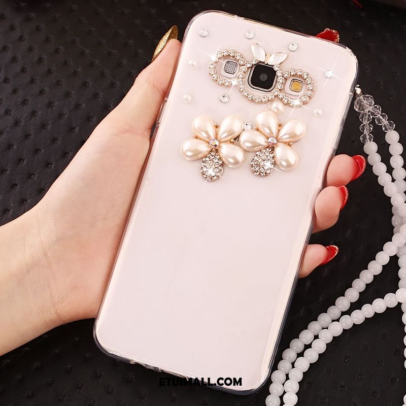 Etui Samsung Galaxy A8 Przezroczysty Siatkowe Miękki Rhinestone Telefon Komórkowy Futerał Tanie