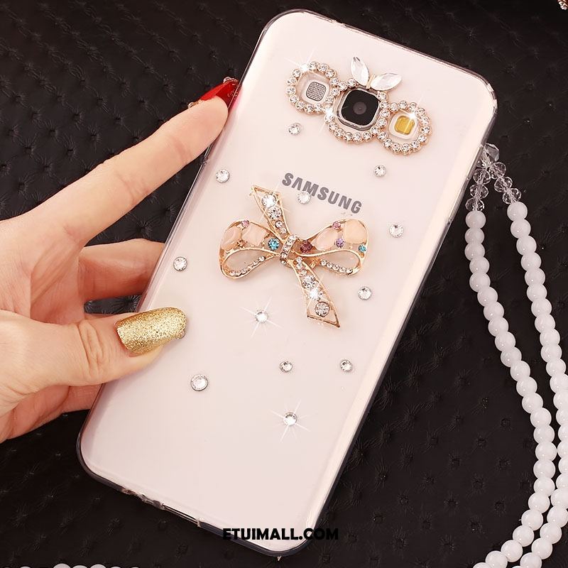 Etui Samsung Galaxy A8 Przezroczysty Siatkowe Miękki Rhinestone Telefon Komórkowy Futerał Tanie