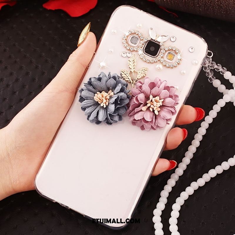 Etui Samsung Galaxy A8 Przezroczysty Siatkowe Miękki Rhinestone Telefon Komórkowy Futerał Tanie