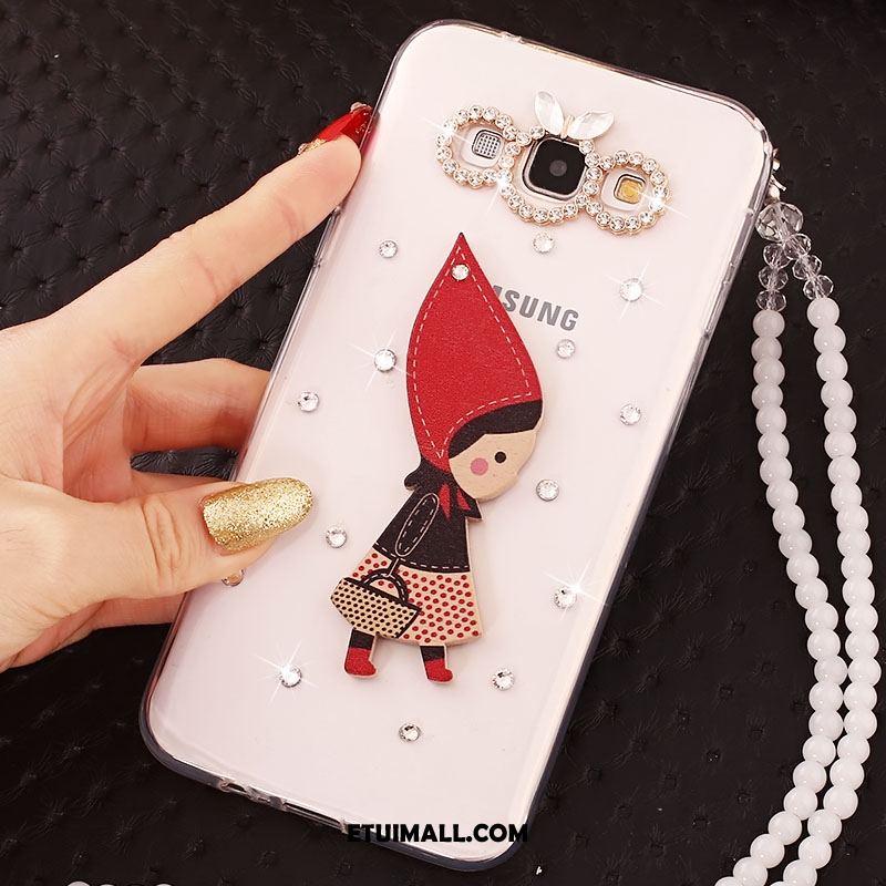 Etui Samsung Galaxy A8 Przezroczysty Siatkowe Miękki Rhinestone Telefon Komórkowy Futerał Tanie