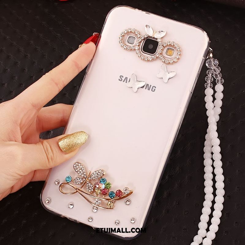 Etui Samsung Galaxy A8 Przezroczysty Siatkowe Miękki Rhinestone Telefon Komórkowy Futerał Tanie