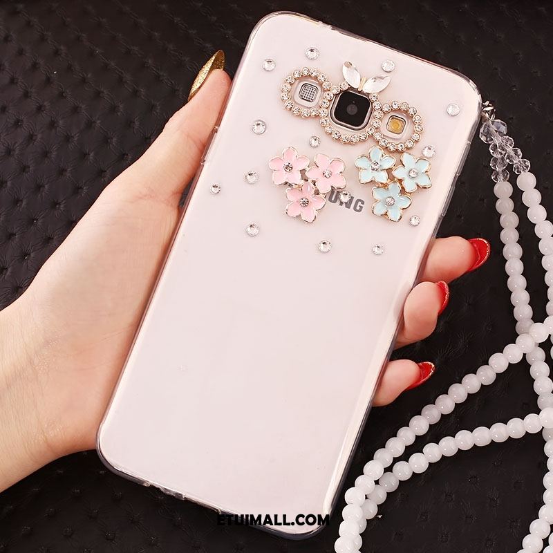 Etui Samsung Galaxy A8 Przezroczysty Siatkowe Miękki Rhinestone Telefon Komórkowy Futerał Tanie