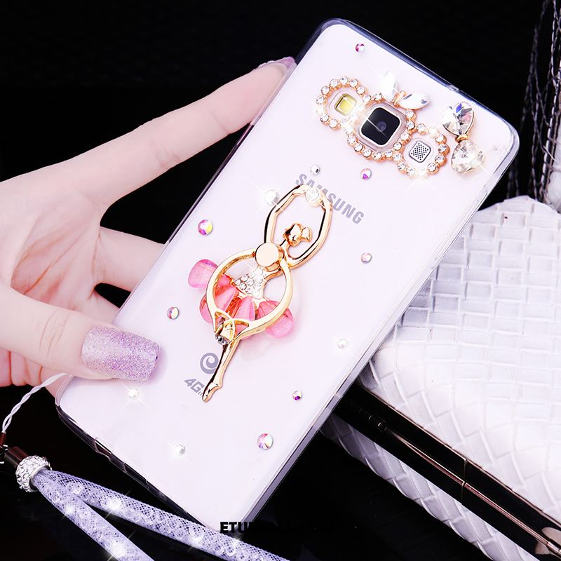 Etui Samsung Galaxy A8 Rhinestone Gwiazda Ring Miękki Telefon Komórkowy Obudowa Online