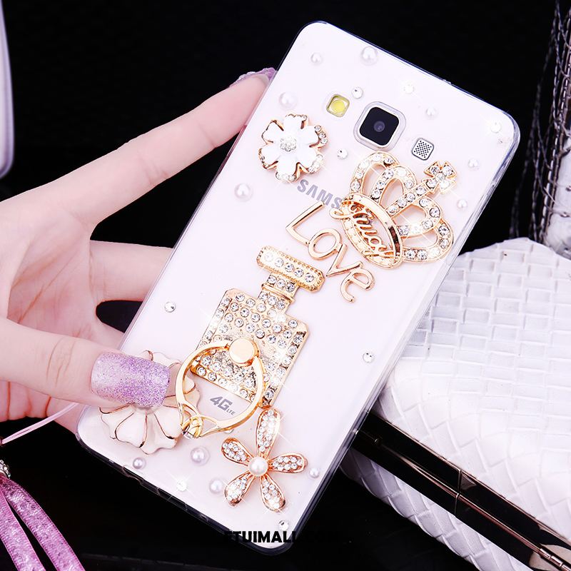 Etui Samsung Galaxy A8 Rhinestone Gwiazda Ring Miękki Telefon Komórkowy Obudowa Online