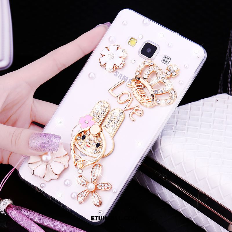 Etui Samsung Galaxy A8 Rhinestone Gwiazda Ring Miękki Telefon Komórkowy Obudowa Online