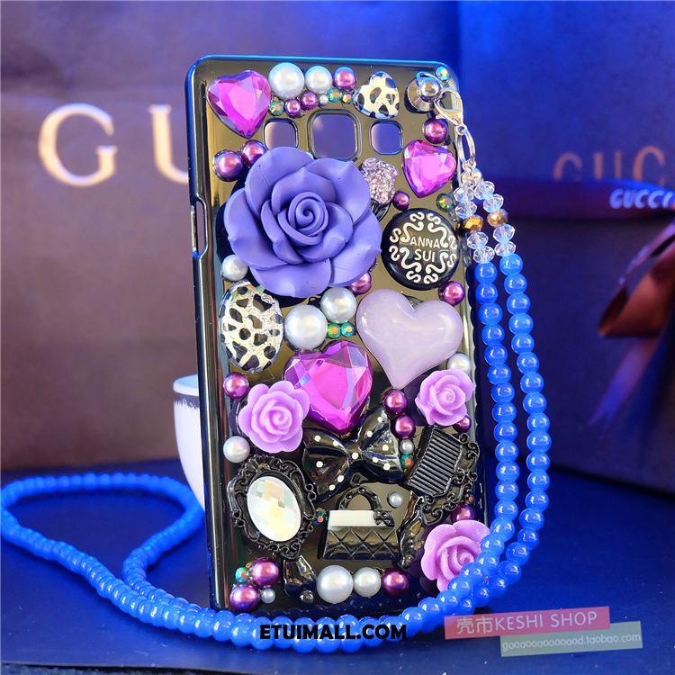 Etui Samsung Galaxy A8 Rhinestone Perła Luksusowy Gwiazda Telefon Komórkowy Pokrowce Tanie