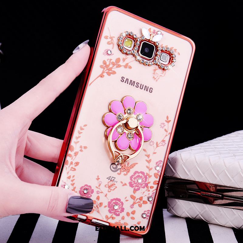 Etui Samsung Galaxy A8 Rhinestone Telefon Komórkowy Ochraniacz Gwiazda Silikonowe Futerał Tanie