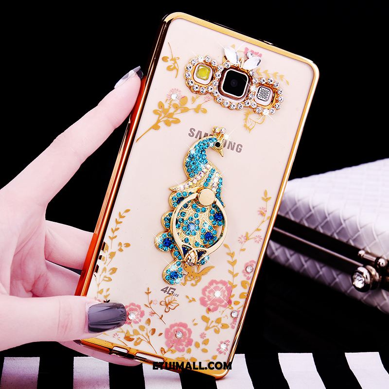 Etui Samsung Galaxy A8 Rhinestone Telefon Komórkowy Ochraniacz Gwiazda Silikonowe Futerał Tanie