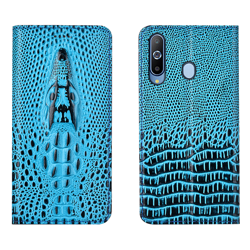 Etui Samsung Galaxy A8s Telefon Komórkowy Żółty Skórzany Futerał All Inclusive Anti-fall Futerał Sklep