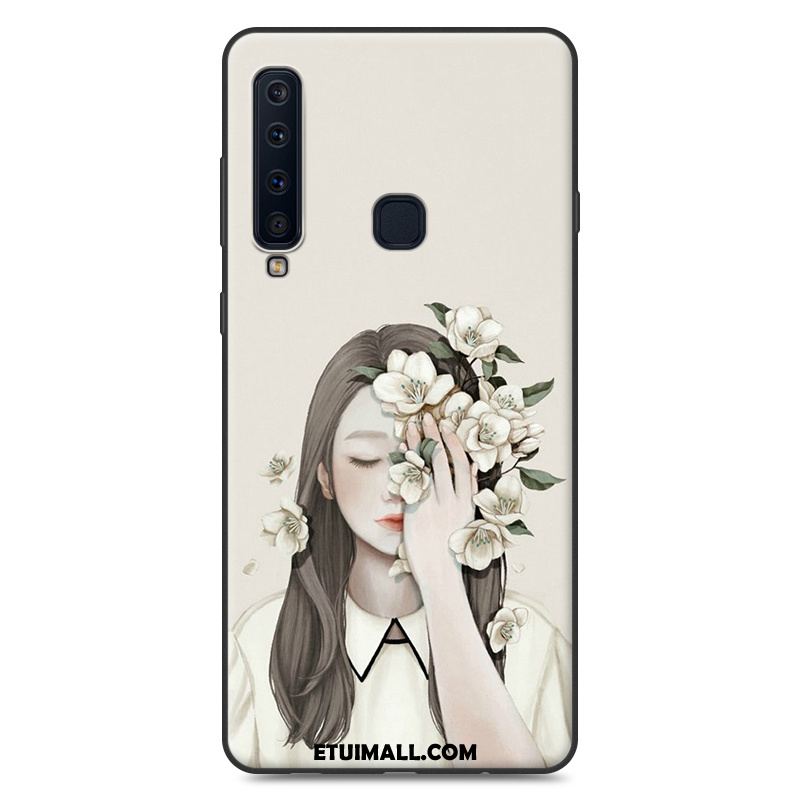 Etui Samsung Galaxy A9 2018 Niebieski Miękki Anti-fall Czarny Silikonowe Obudowa Oferta