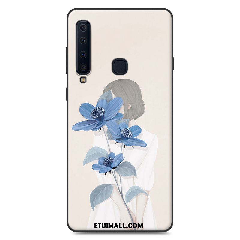 Etui Samsung Galaxy A9 2018 Niebieski Miękki Anti-fall Czarny Silikonowe Obudowa Oferta