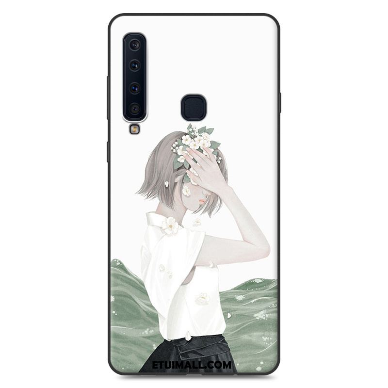 Etui Samsung Galaxy A9 2018 Niebieski Miękki Anti-fall Czarny Silikonowe Obudowa Oferta