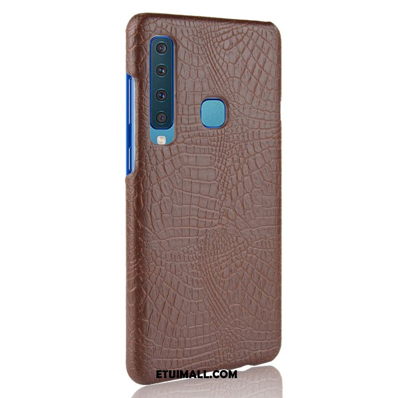 Etui Samsung Galaxy A9 2018 Nubuku Gwiazda Torby Wzór Krokodyla Vintage Obudowa Tanie