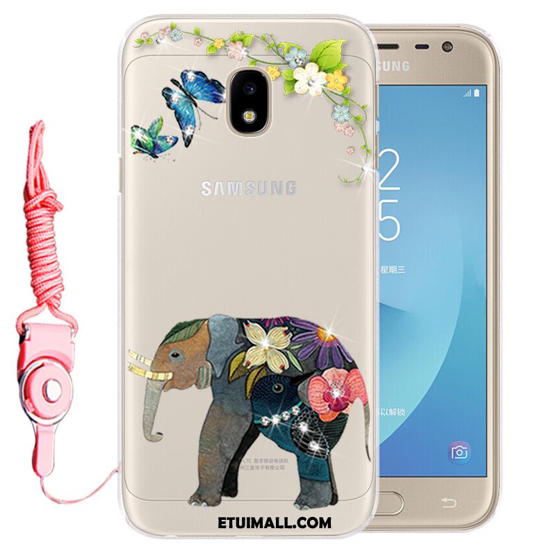 Etui Samsung Galaxy J3 2017 Gwiazda Anti-fall Miękki Telefon Komórkowy Ochraniacz Obudowa Sklep