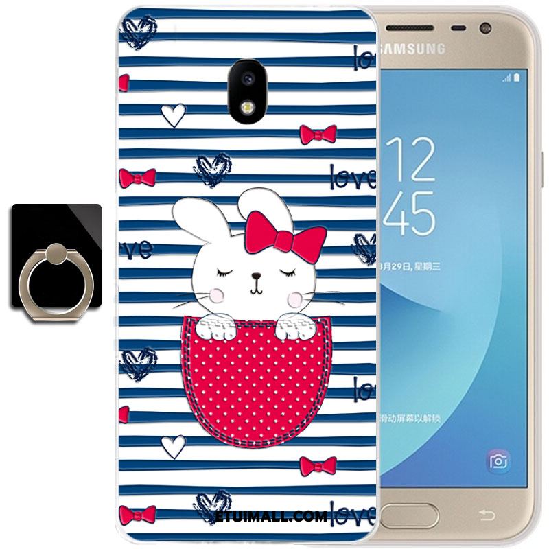 Etui Samsung Galaxy J3 2017 Gwiazda Miękki Tendencja Ochraniacz Niebieski Futerał Tanie