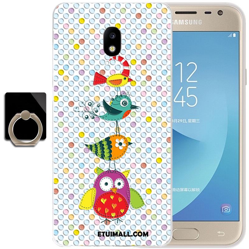 Etui Samsung Galaxy J3 2017 Gwiazda Miękki Tendencja Ochraniacz Niebieski Futerał Tanie