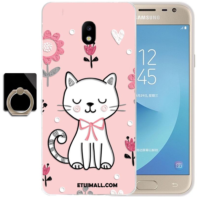 Etui Samsung Galaxy J3 2017 Gwiazda Miękki Tendencja Ochraniacz Niebieski Futerał Tanie