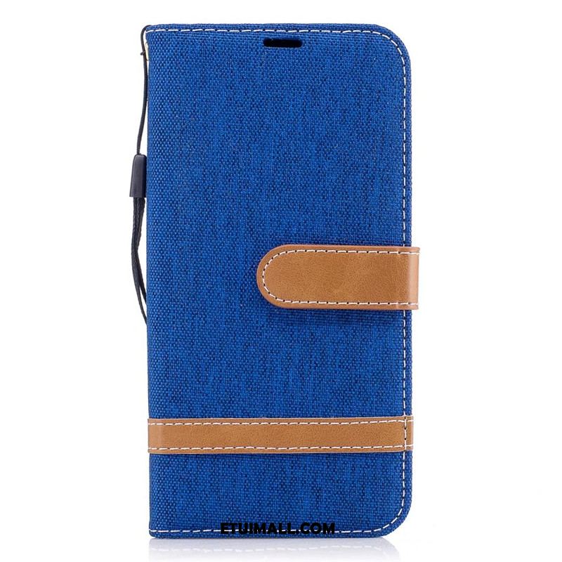 Etui Samsung Galaxy J3 2017 Ochraniacz Gwiazda Klapa Telefon Komórkowy Denim Pokrowce Tanie