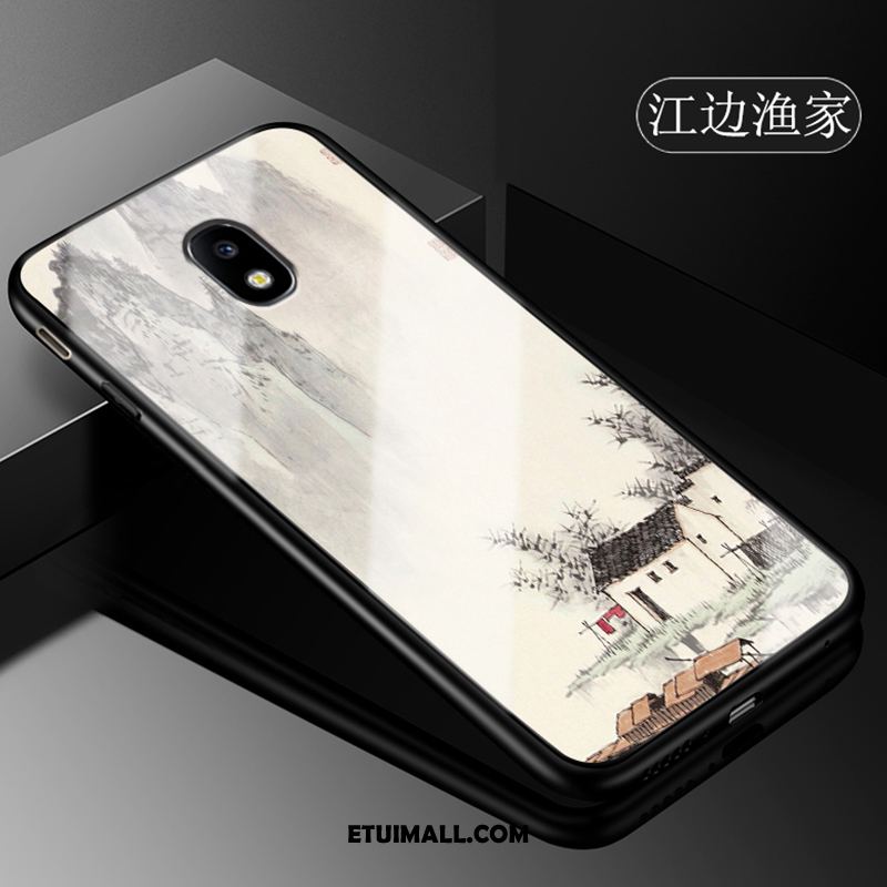 Etui Samsung Galaxy J3 2017 Ochraniacz Szkło Czarny Kreatywne Purpurowy Obudowa Tanie