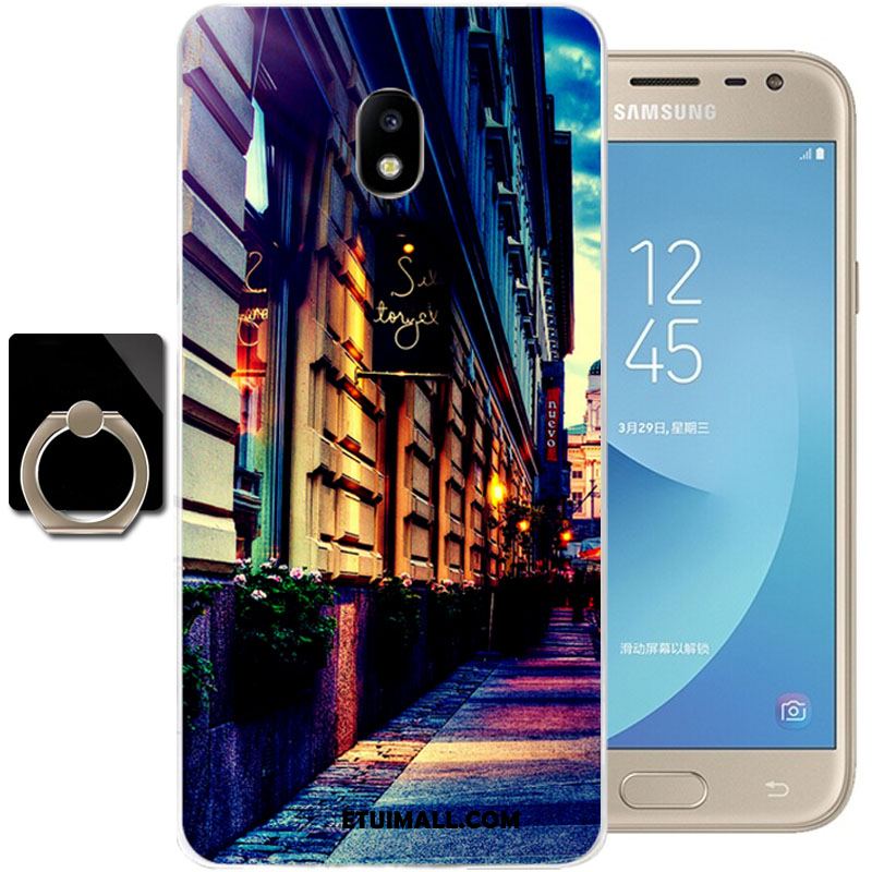 Etui Samsung Galaxy J3 2017 Silikonowe All Inclusive Kreskówka Czerwony Anti-fall Futerał Sprzedam