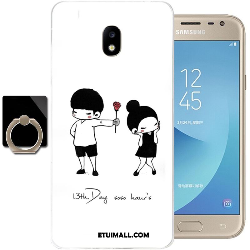 Etui Samsung Galaxy J3 2017 Silikonowe All Inclusive Kreskówka Czerwony Anti-fall Futerał Sprzedam