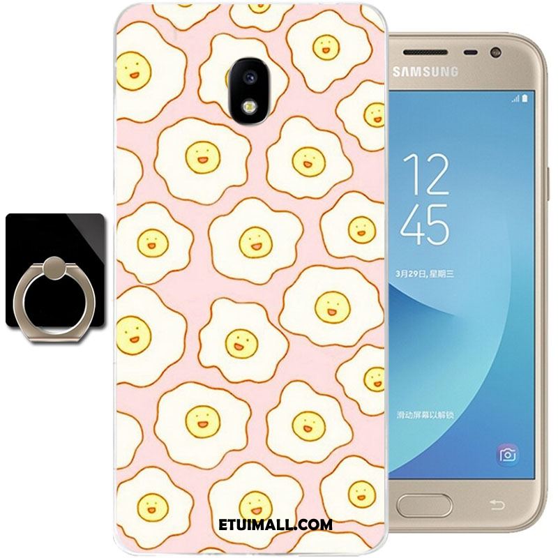 Etui Samsung Galaxy J3 2017 Silikonowe All Inclusive Kreskówka Czerwony Anti-fall Futerał Sprzedam