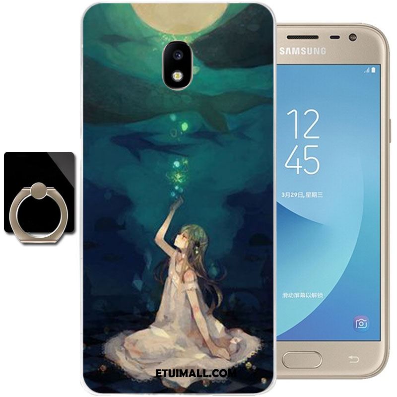 Etui Samsung Galaxy J3 2017 Silikonowe All Inclusive Kreskówka Czerwony Anti-fall Futerał Sprzedam