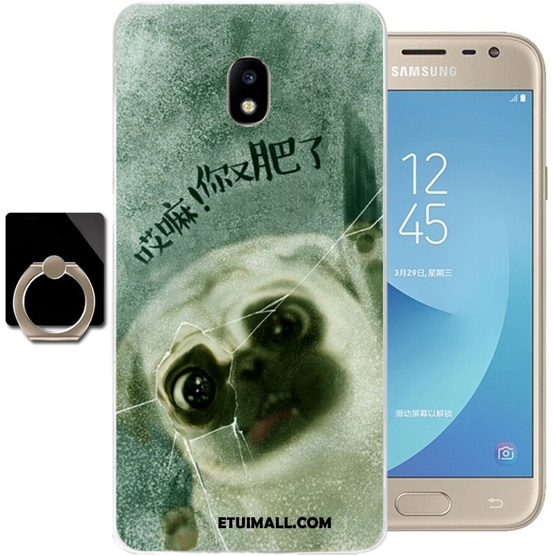 Etui Samsung Galaxy J3 2017 Silikonowe All Inclusive Kreskówka Czerwony Anti-fall Futerał Sprzedam