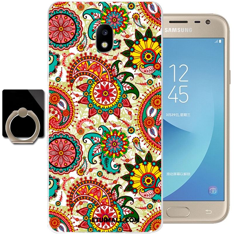 Etui Samsung Galaxy J3 2017 Silikonowe All Inclusive Kreskówka Czerwony Anti-fall Futerał Sprzedam