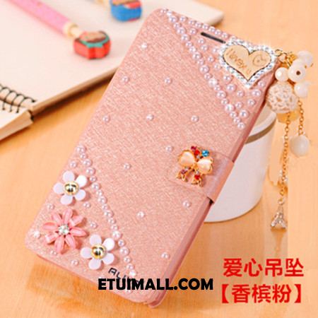 Etui Samsung Galaxy J3 2017 Telefon Komórkowy Klapa Wisiorek Skórzany Futerał Rhinestone Futerał Oferta