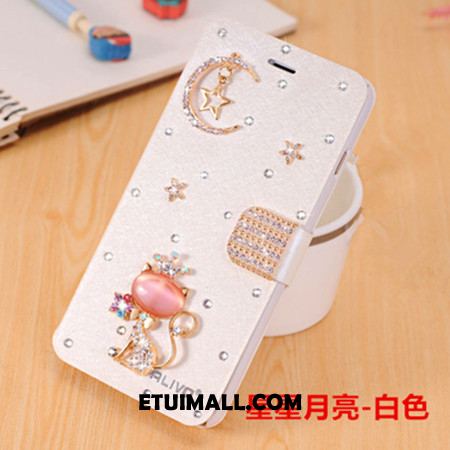 Etui Samsung Galaxy J3 2017 Telefon Komórkowy Klapa Wisiorek Skórzany Futerał Rhinestone Futerał Oferta