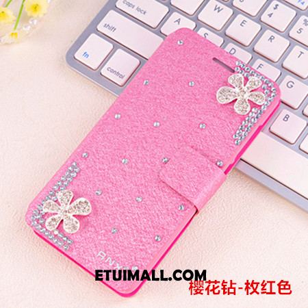 Etui Samsung Galaxy J3 2017 Telefon Komórkowy Klapa Wisiorek Skórzany Futerał Rhinestone Futerał Oferta