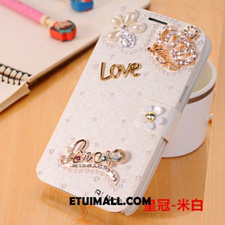 Etui Samsung Galaxy J3 2017 Telefon Komórkowy Klapa Wisiorek Skórzany Futerał Rhinestone Futerał Oferta