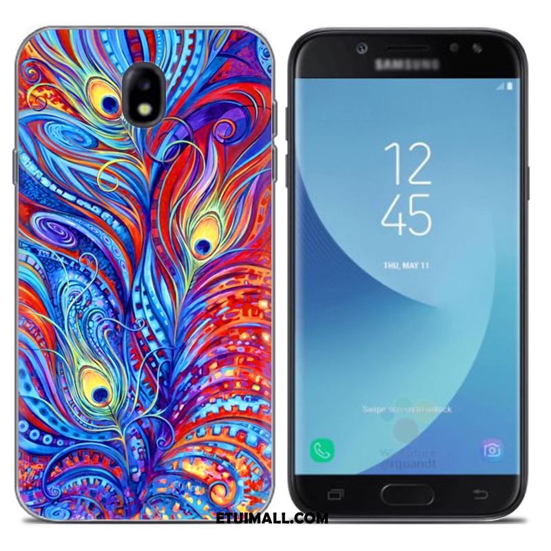 Etui Samsung Galaxy J5 2017 All Inclusive Miękki Niebieski Gwiazda Telefon Komórkowy Pokrowce Online