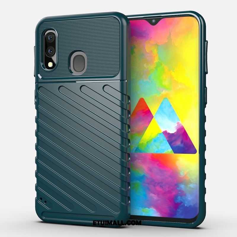 Etui Samsung Galaxy M20 Proste Ochraniacz Czarny All Inclusive Miękki Obudowa Tanie