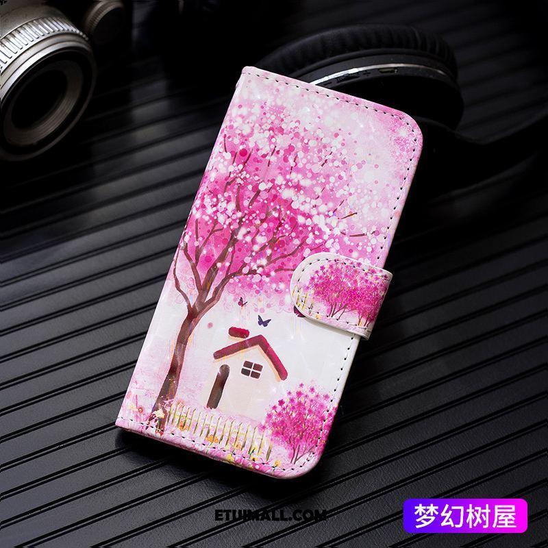 Etui Samsung Galaxy M20 Skórzany Futerał Anti-fall Kolor Karta Miękki Obudowa Tanie