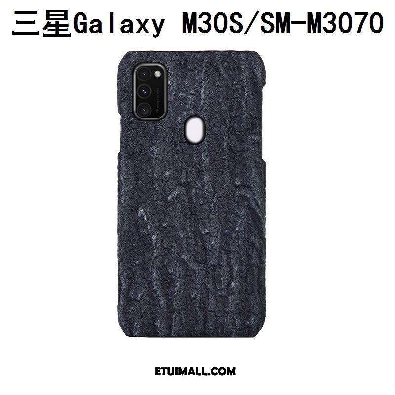 Etui Samsung Galaxy M30s Skóra Szary Dostosowane Drzewa Luksusowy Futerał Kupię