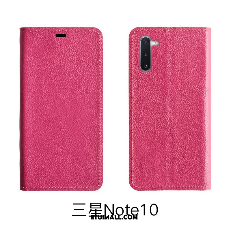 Etui Samsung Galaxy Note 10 Lite Ochraniacz Bydło Czerwony Gwiazda Wzór Obudowa Sklep