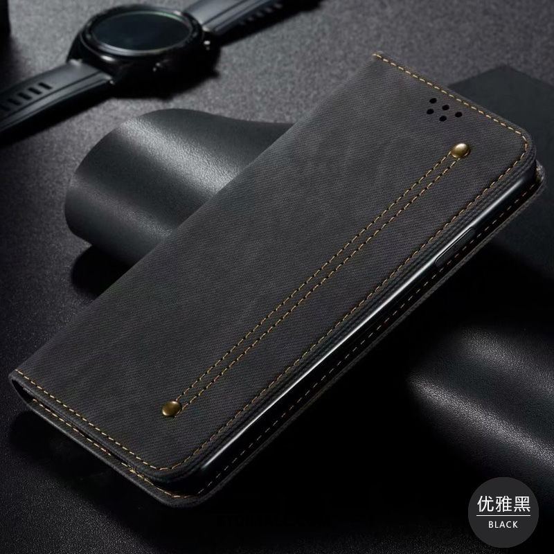 Etui Samsung Galaxy Note 10 Lite Wzór Gwiazda Skórzany Futerał Ochraniacz Denim Obudowa Dyskont