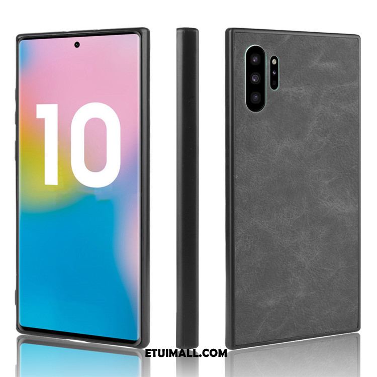 Etui Samsung Galaxy Note 10+ Mały Czarny Jasny Telefon Komórkowy Gwiazda Pokrowce Sprzedam