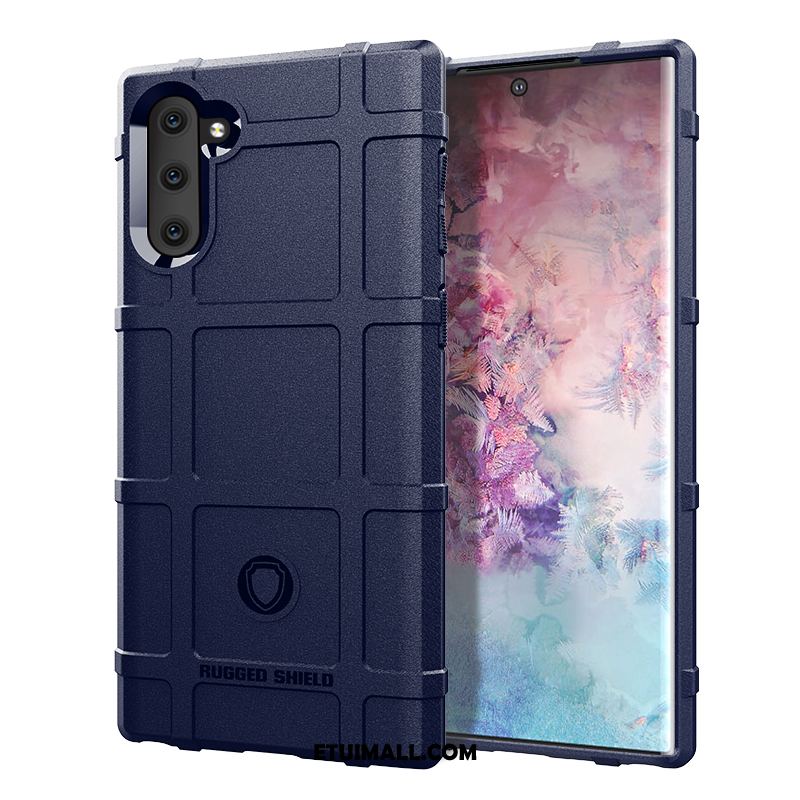 Etui Samsung Galaxy Note 10 Nubuku Niebieski Gwiazda All Inclusive Modna Marka Pokrowce Tanie