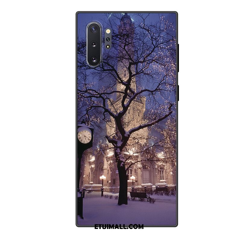 Etui Samsung Galaxy Note 10+ Purpurowy Modna Marka Gwiazda Silikonowe Ochraniacz Pokrowce Sklep