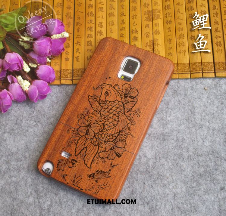 Etui Samsung Galaxy Note 4 Drewniany Z Litego Drewna Relief Telefon Komórkowy Gwiazda Futerał Tanie