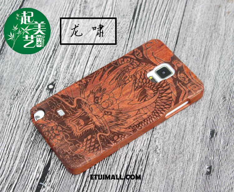 Etui Samsung Galaxy Note 4 Drewniany Z Litego Drewna Relief Telefon Komórkowy Gwiazda Futerał Tanie