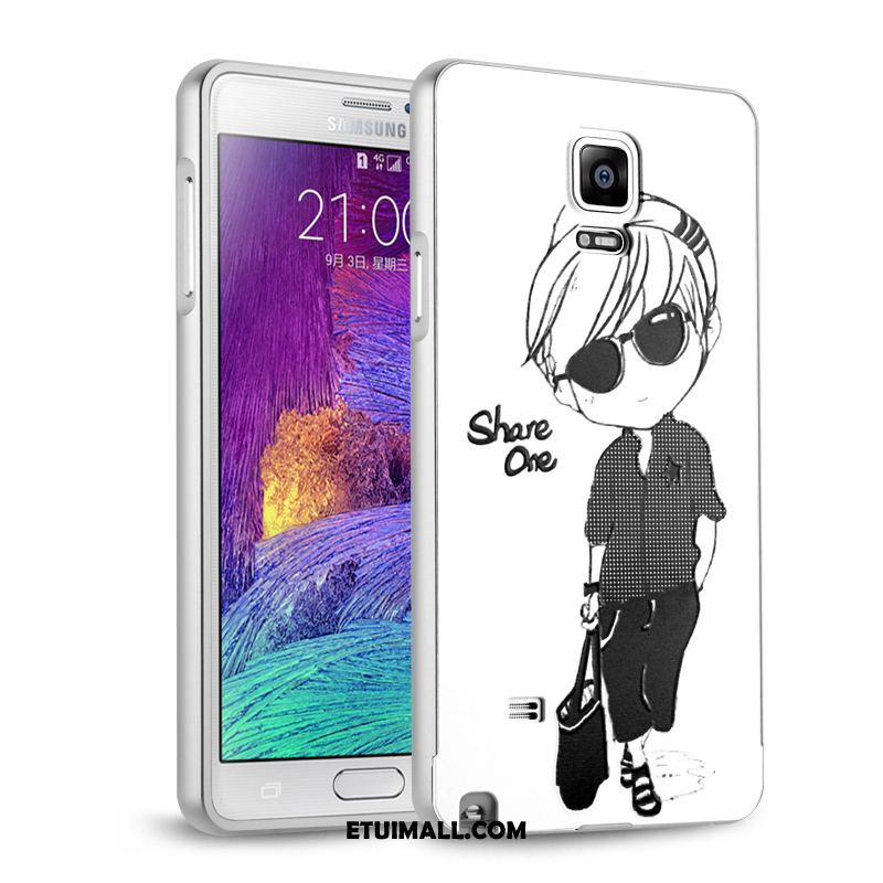 Etui Samsung Galaxy Note 4 Metal Granica Ochraniacz Telefon Komórkowy Tendencja Pokrowce Kup