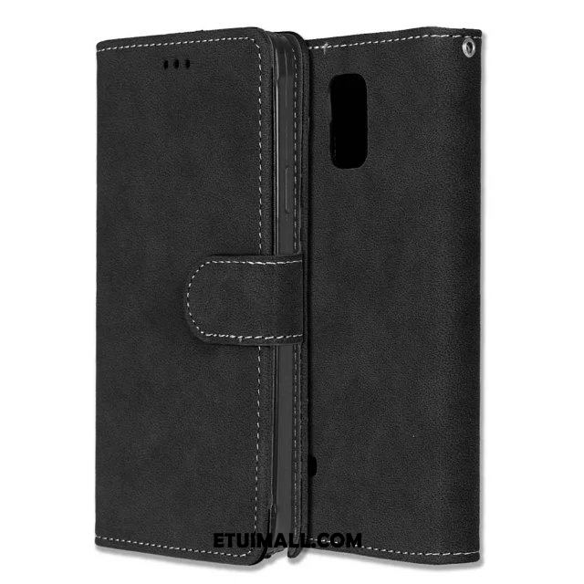 Etui Samsung Galaxy Note 4 Miękki Vintage All Inclusive Nubuku Wspornik Pokrowce Tanie