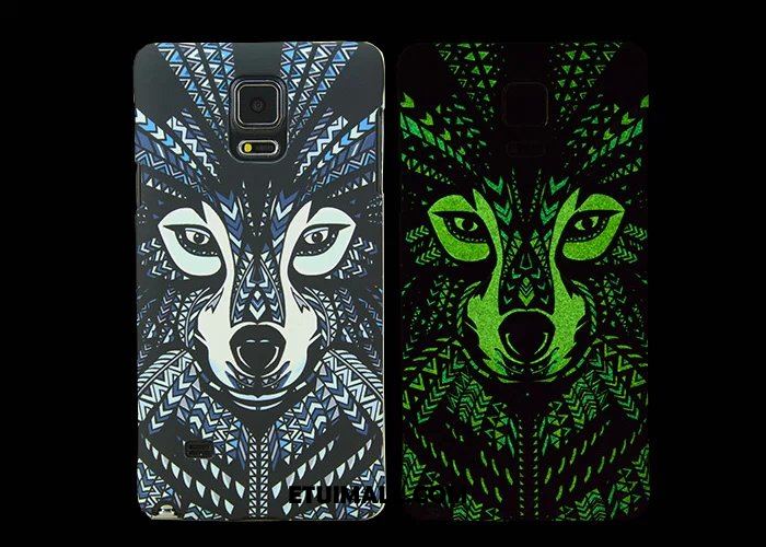 Etui Samsung Galaxy Note 4 Modna Marka Zwierzę Totem Relief Świecące Pokrowce Sprzedam