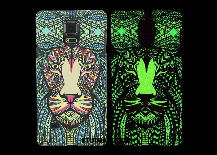 Etui Samsung Galaxy Note 4 Modna Marka Zwierzę Totem Relief Świecące Pokrowce Sprzedam