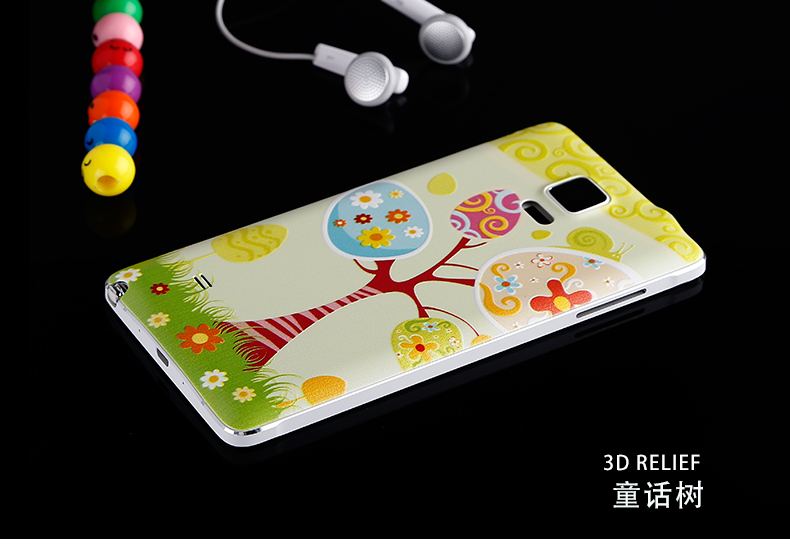 Etui Samsung Galaxy Note 4 Relief Gwiazda Tylna Pokrywa Cienkie Telefon Komórkowy Pokrowce Online